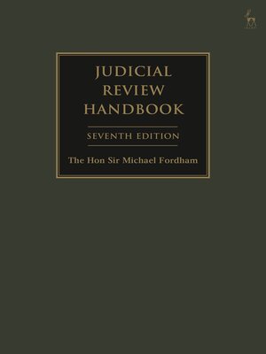 cover image of Judicial Review Handbook